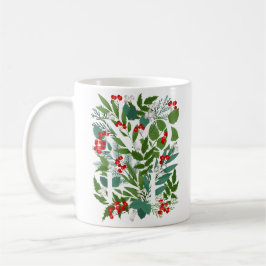 Taza De Café NAVIDADES de NOEL Greenery Berries