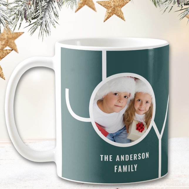 Taza De Café Navidades de nombres personalizados Foto verde (Subido por el creador)
