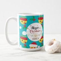 Navidades de nombres personalizados - Mugs de Emoj