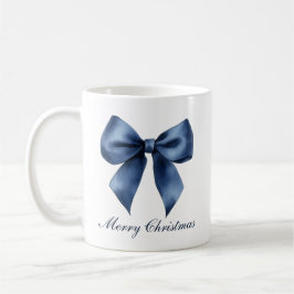 Taza De Café Navidades de nudos azules tradicionales