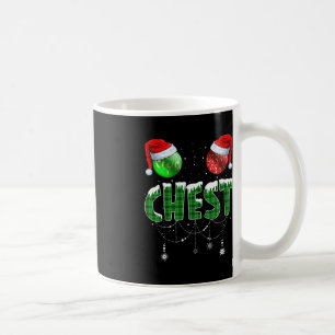 Taza De Café Navidades de nueces de pecho divertidas familiares