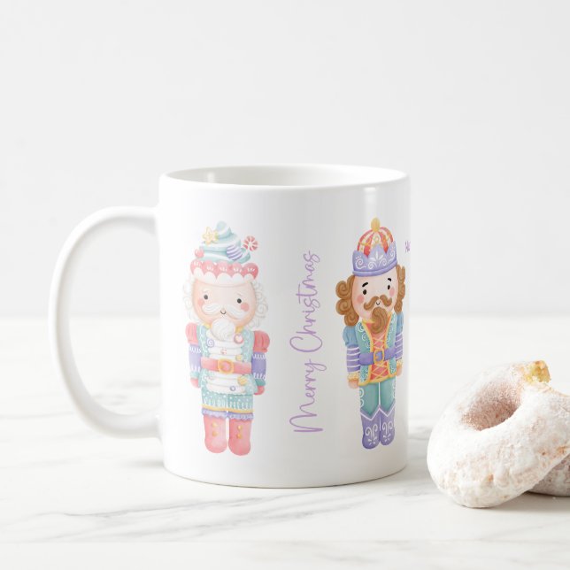 Taza De Café Navidades de Nutcracker (Con donut)