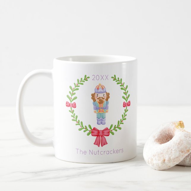 Taza De Café Navidades de Nutcracker (Con donut)