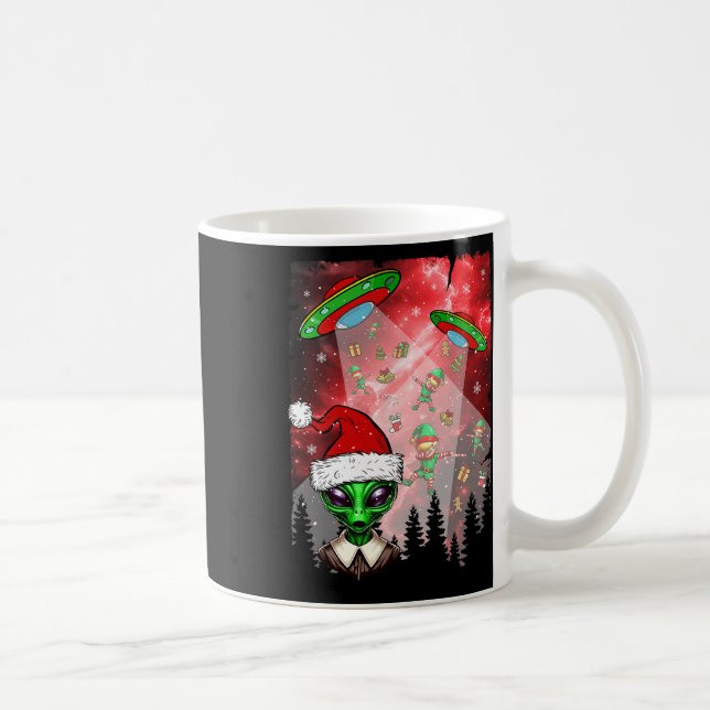 Taza De Café Navidades de objetos voladores no identificados de (Derecha)
