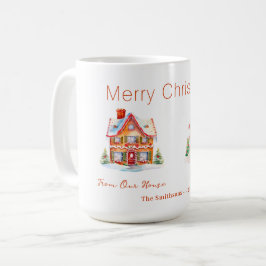 Taza De Café Navidades de pan de jengibre "De nuestra casa" Mug