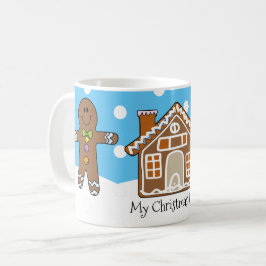 Taza De Café Navidades de pan de jengibre personalizados
