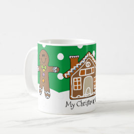 Taza De Café Navidades de pan de jengibre personalizados