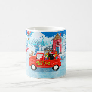 Taza De Café Navidades de perro de perro de perro de perro de p