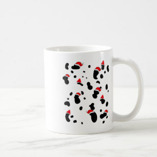 Taza De Café Navidades de perro de vestuario dálmata niños muje