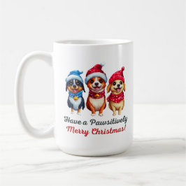 Taza De Café Navidades de perros