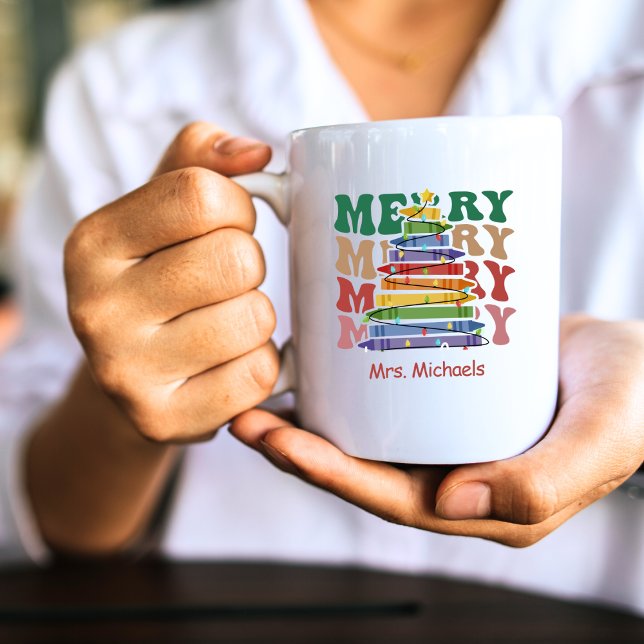 Taza De Café Navidades de Personalizares de profesores respetab (Subido por el creador)