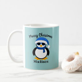 Taza De Café Navidades de pingüino fresco lindo invierno Person