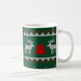 Taza De Café Navidades de punto