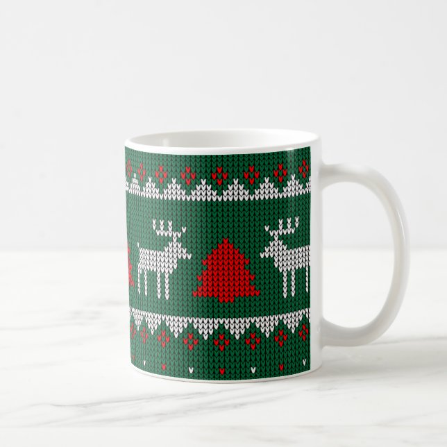 Taza De Café Navidades de punto (Derecha)