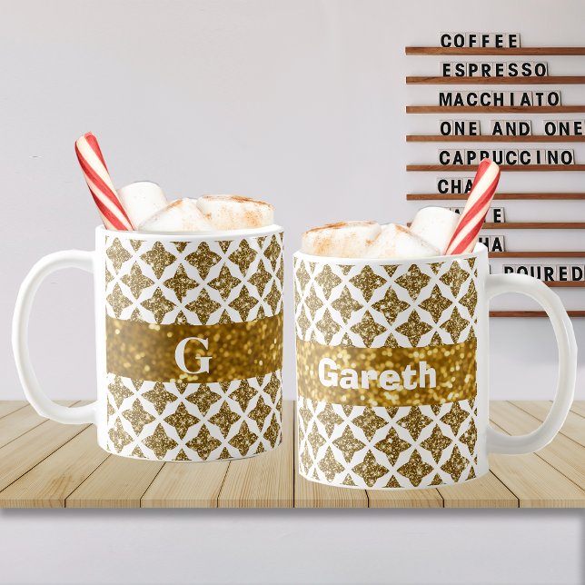 Taza De Café Navidades de Razzle Dazzle Personalizado Purpurino (Subido por el creador)