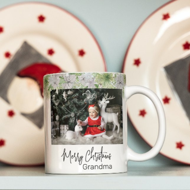 Taza De Café Navidades de regalo fotográfico Abuela de vacacion (Subido por el creador)
