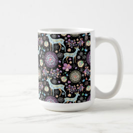 Taza De Café Navidades de Reindeer Paterna