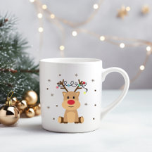 Navidades de reno mug