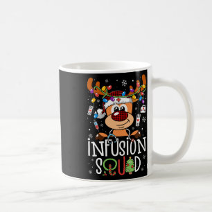 Taza De Café Navidades de renos equipo de enfermería de infusió
