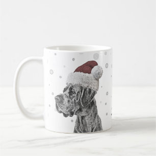 Taza De Café Navidades de retrato de perro
