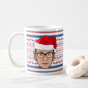 TAZA DE CAFÉ NAVIDADES DE RUTH BADER GINSBURG