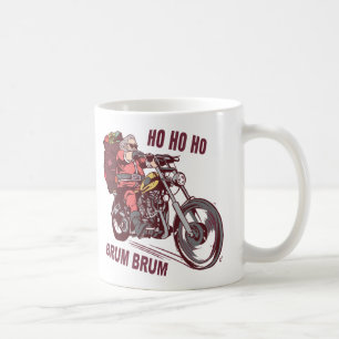 Taza De Café Navidades de Santa Biker disfrazados para invitaci