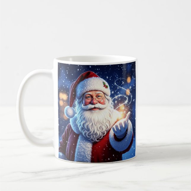 Taza De Café Navidades de Santa Claus (Izquierda)