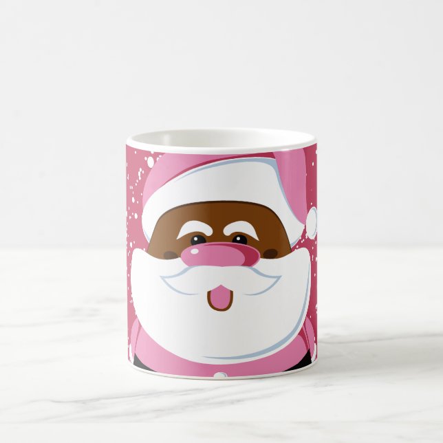 Taza De Café Navidades de Santa Claus rosados (Centro)