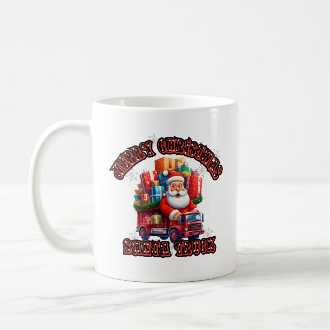 Taza De Café Navidades de Santa Crucker Festividad de la magia (Izquierda)