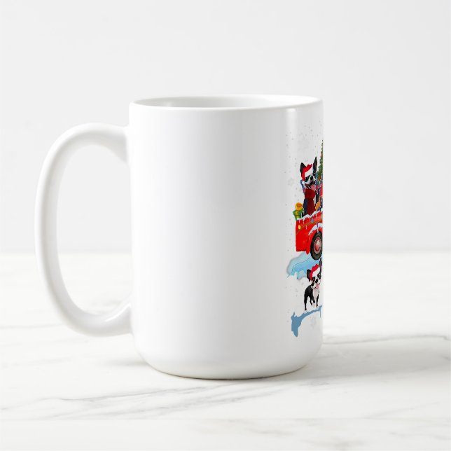 Taza De Café Navidades de Santa Drin Camión de recogida Gracios (Izquierda)