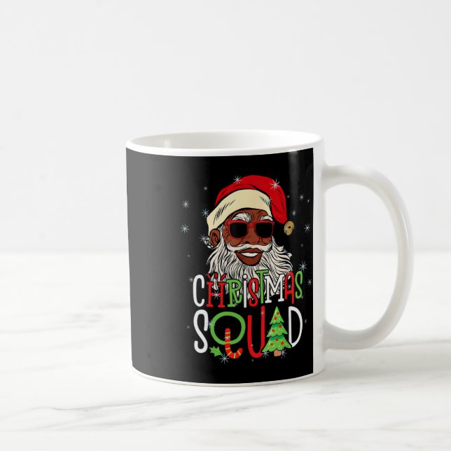 Taza De Café Navidades de Santa Lucía Hombres Negros Afroameric (Derecha)