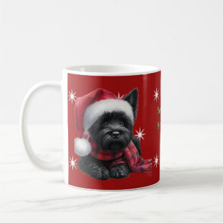 Taza De Café Navidades de Santa Westie Mug