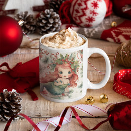 Taza De Café Navidades de Sirenas