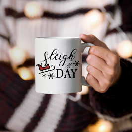 Taza De Café Navidades de Sleigh todo el día