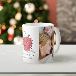 Taza De Café Navidades de Snoopy Doghouse | Mejor Mamá - Foto