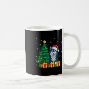 Taza De Café Navidades de Sombrero de Klee Kai Luminosos D
