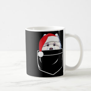 Taza De Café Navidades de Sombrero de Perro Samoyed publicaron 
