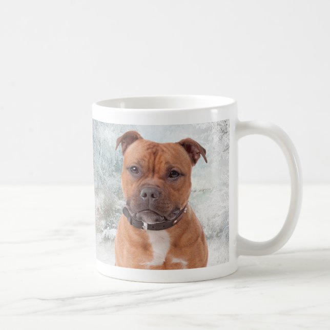 Taza De Café Navidades de Staffie Mug (Derecha)