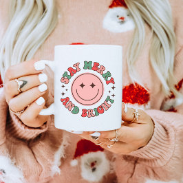 Taza De Café Navidades de Stay Merry y Bright