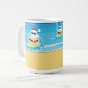 TAZA DE CAFÉ NAVIDADES DE SUPERFICIE CUTÁNEA SANTA CLAUS
