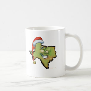 Taza De Café Navidades de Texas
