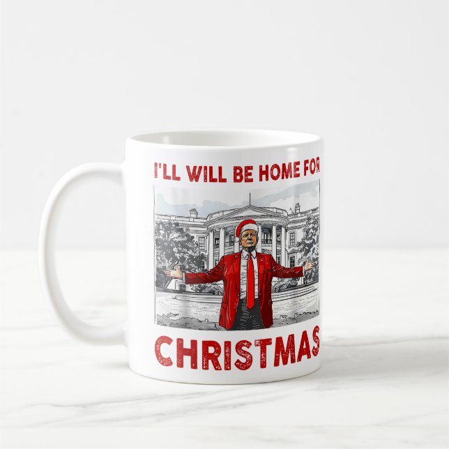 Taza De Café Navidades de Trump Santa I será hogar de Navidades (Izquierda)