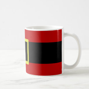Taza De Café Navidades de vacaciones  Cinturón de Santa