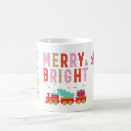 Taza De Café Navidades de vacaciones Coffee Mug "Merry & Bright