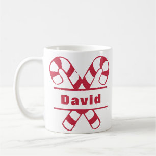 Taza De Café Navidades de vacaciones de canes cruzados