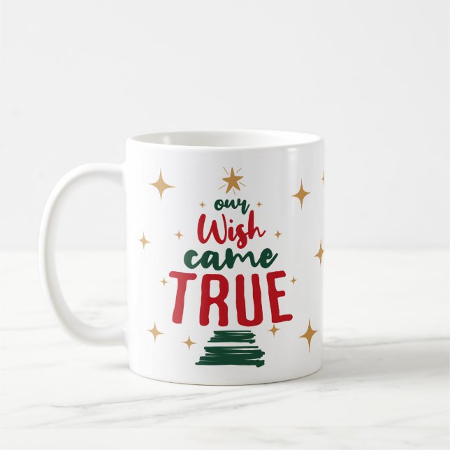 Taza De Café Navidades de vacaciones de la celebración de la ad (Izquierda)