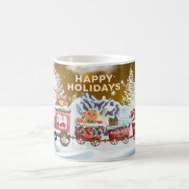 Taza De Café Navidades de vacaciones entrenan a Mug, Navidades 