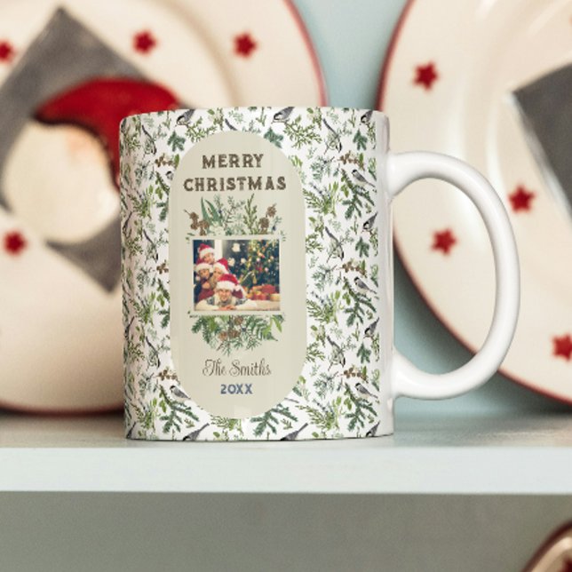 Taza De Café Navidades de vegetación de follaje fotográfico fam (Subido por el creador)