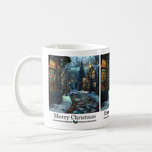 Taza De Café Navidades de vidrio contenido Mug