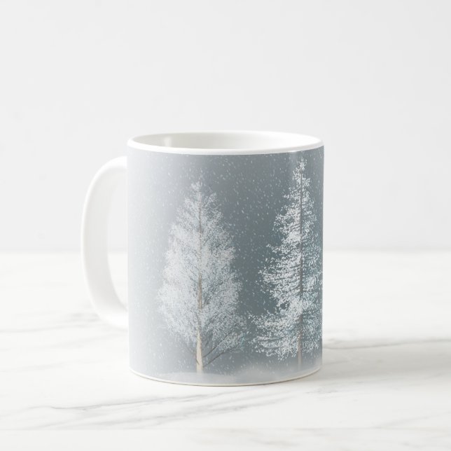 Taza De Café navidades de Winter Wonderland (Anverso izquierdo)
